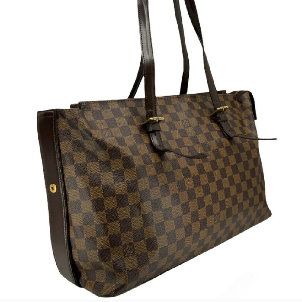LOUIS VUITTON Damier Ebene Chelsea Tote Bag